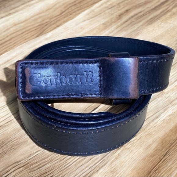 Carhartt Other - Carhartt Men's SIZE 36-44 Scratchless Bridle Leather BLACK Buckle Belt